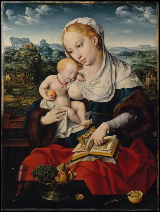 Virgen con el Niño, Joos van Cleve