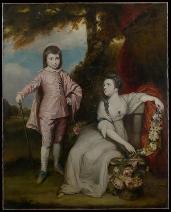 George Capel, vizconde Malden (1757–1839), y Lady Elizabeth Capel (1755–1834), Joshua Reynolds