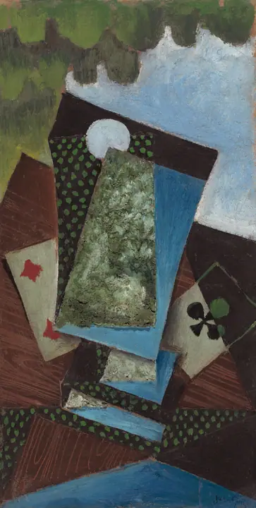 As de tréboles y cuatro de diamantes, Juan Gris