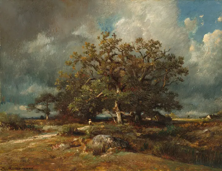 El viejo roble, Jules Dupré