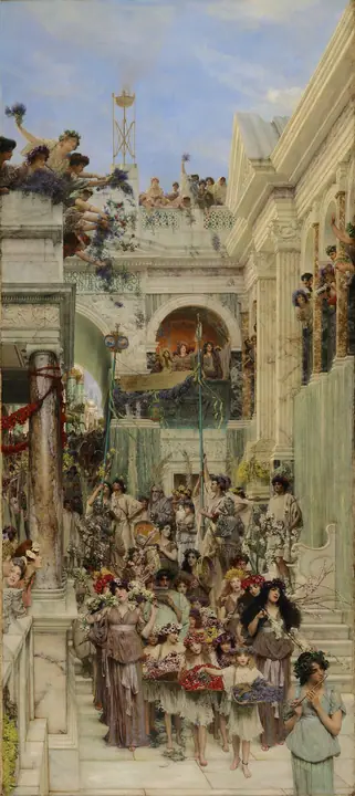 Coalición de primavera, Lawrence Alma-Tadema