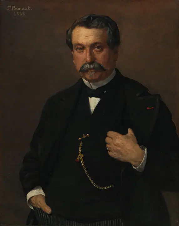 Retrato de Jean Léglise, comerciante, alcalde de Saint-Martin-de-Seignanx, Léon Bonnat