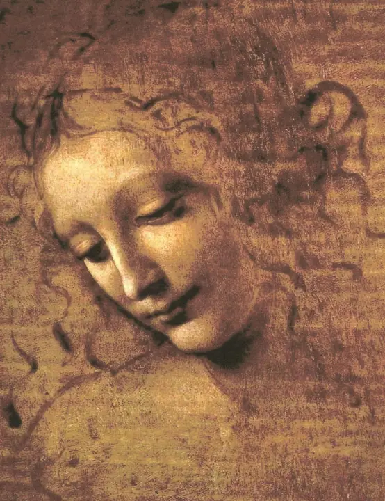 Cabeza de mujer o La scapigliata, Leonardo da Vinci