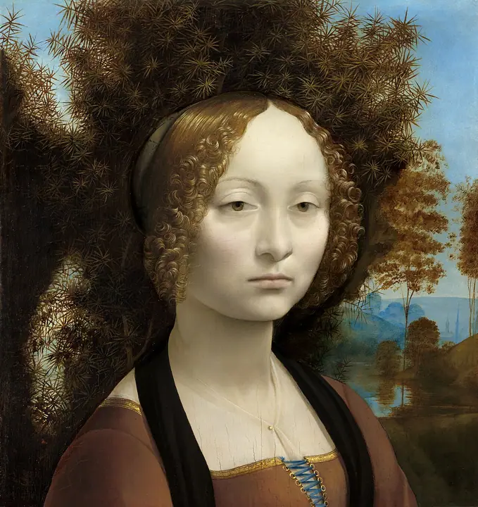 Retrato de Ginebra de Benci, Leonardo da Vinci