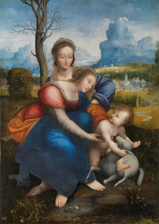 Virgen con el Niño y Santa Ana, Leonardo da Vinci
