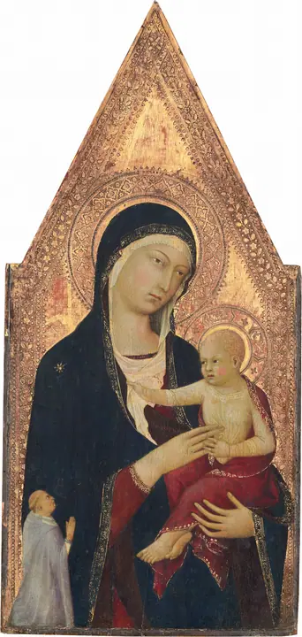 La Virgen con el Niño y un donante, Lippo Memmi
