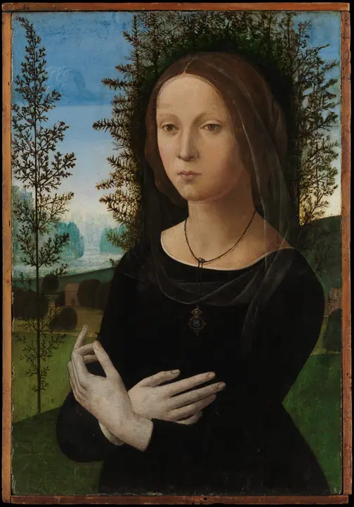 Retrato de una joven, Lorenzo di Credi