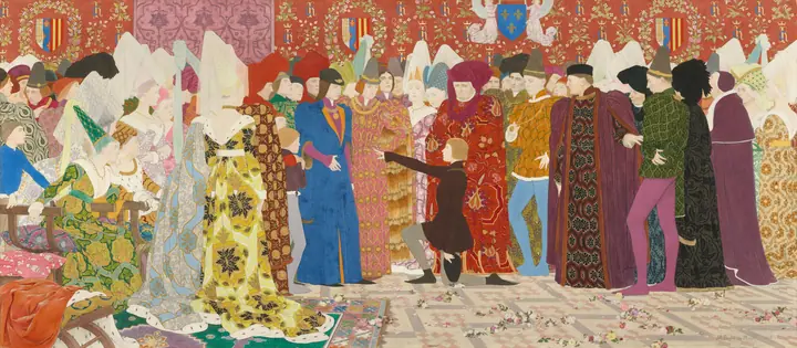 Su llamada al Delfín (serie de Juana de Arco, II), Louis Maurice Boutet de Monvel