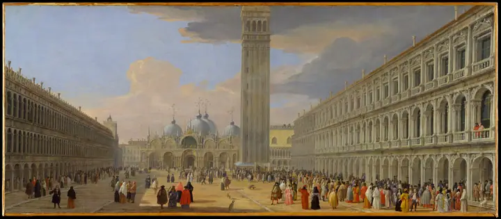 La Plaza de San Marcos, Venecia, Luca Carlevaris