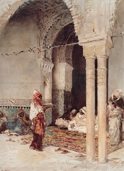 Café de las golondrinas, Marià Fortuny
