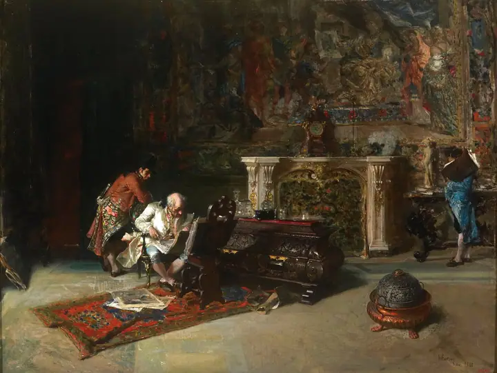 Coleccionista de grabados, Marià Fortuny