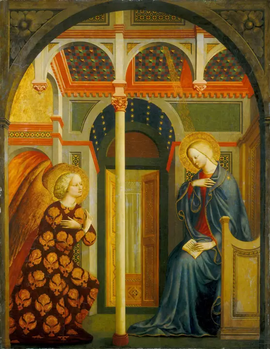 La Anunciación, Masolino da Panicale