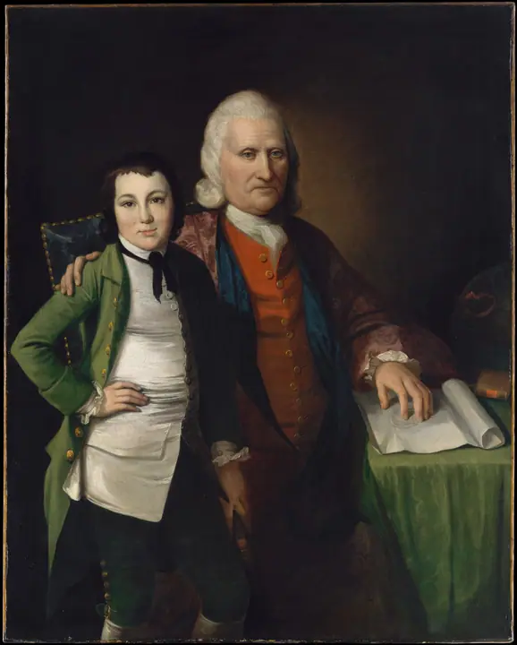 Cadwallader Colden y su nieto Warren De Lancey, Matthew Pratt