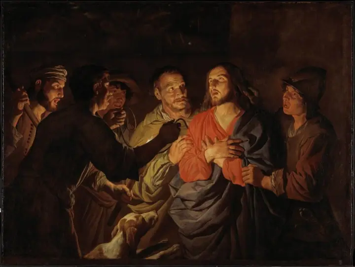 La captura de Cristo, Matthias Stom