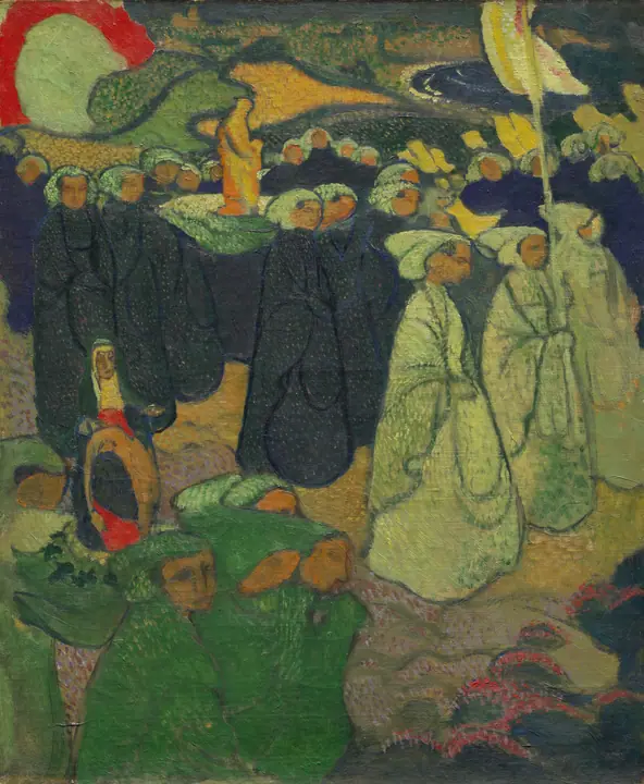 Procesión o Perdón en Perros-Guirec, Maurice Denis