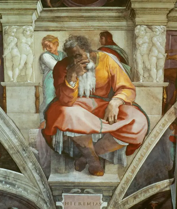 El profeta Jeremías, Michelangelo Buonarroti