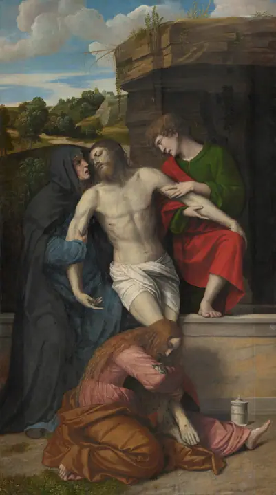 Piedad, Moretto da Brescia