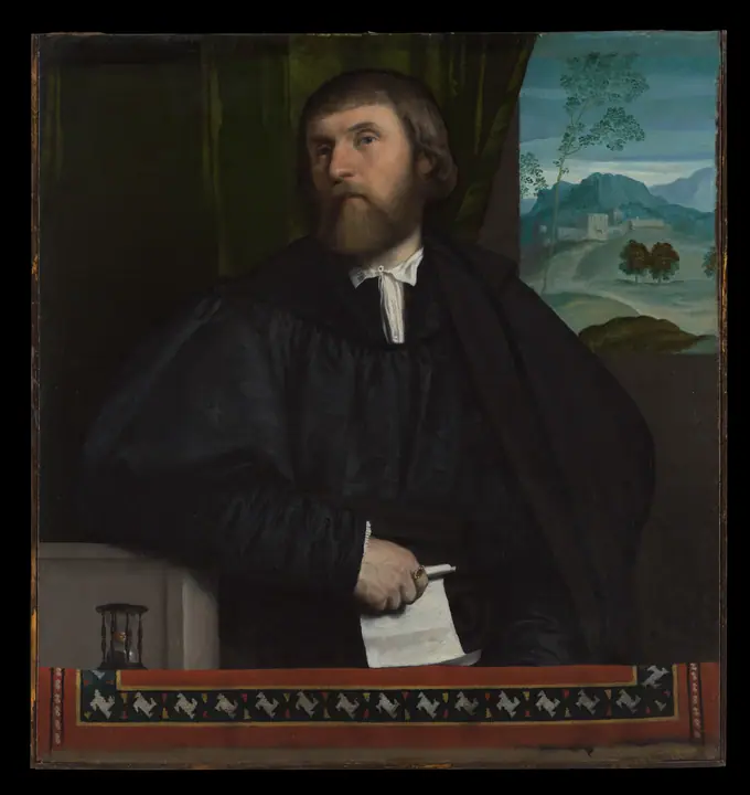 Retrato de un hombre, Moretto da Brescia