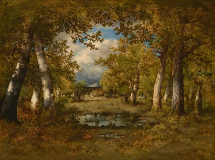El estanque de las ranas, Narcisse Diaz de la Peña