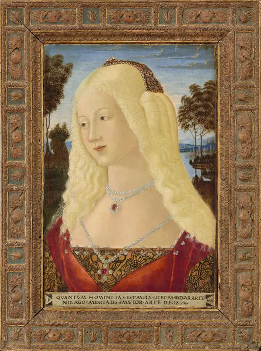 Retrato de una dama, Neroccio de' Landi