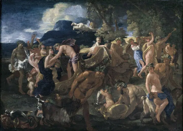 Baco y Ariadna, Nicolas Poussin