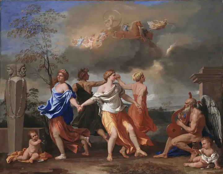 El baile de la vida humana, Nicolas Poussin