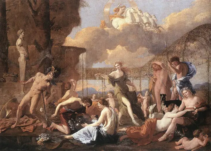 El imperio de Flora, Nicolas Poussin
