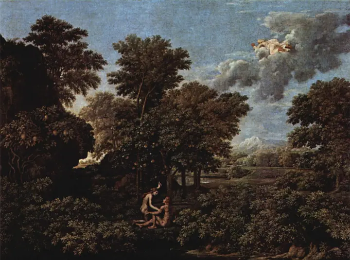 Primavera o El paraíso terrenal, Nicolas Poussin
