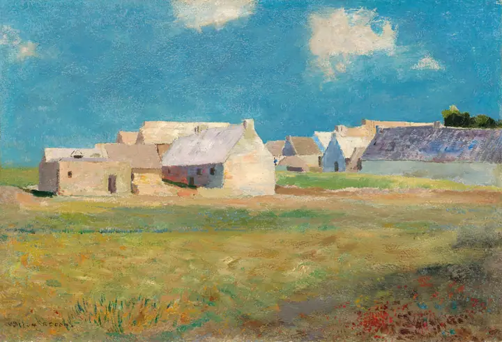 Aldea bretona, Odilon Redon