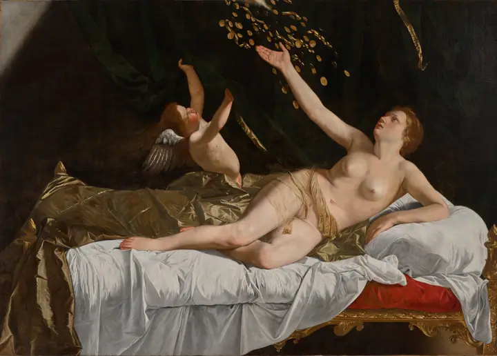 Dánae, Orazio Gentileschi