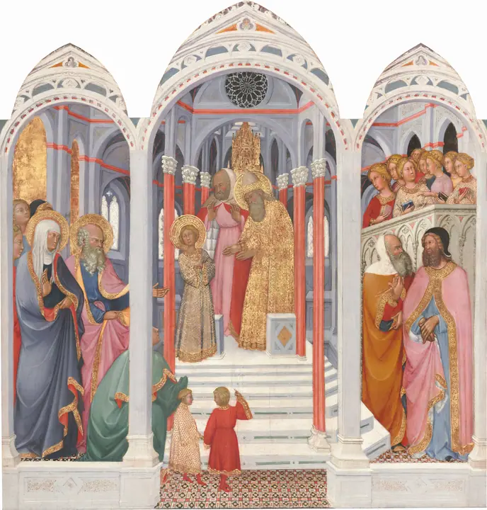 La Presentación de la Virgen en el Templo, Paolo di Giovanni Fei