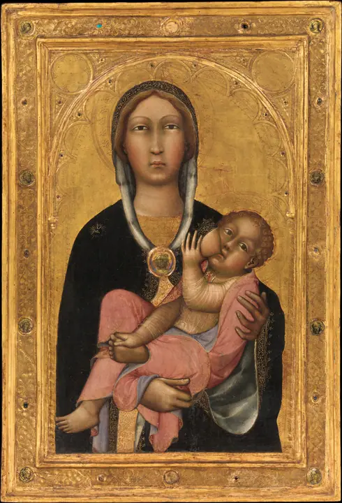 Virgen con el Niño, Paolo di Giovanni Fei