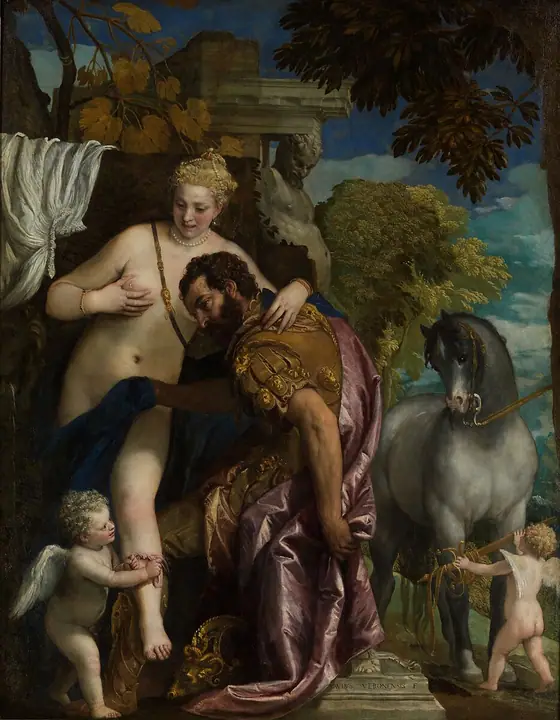 Marte y Venus unidos por amor, Paolo Veronese