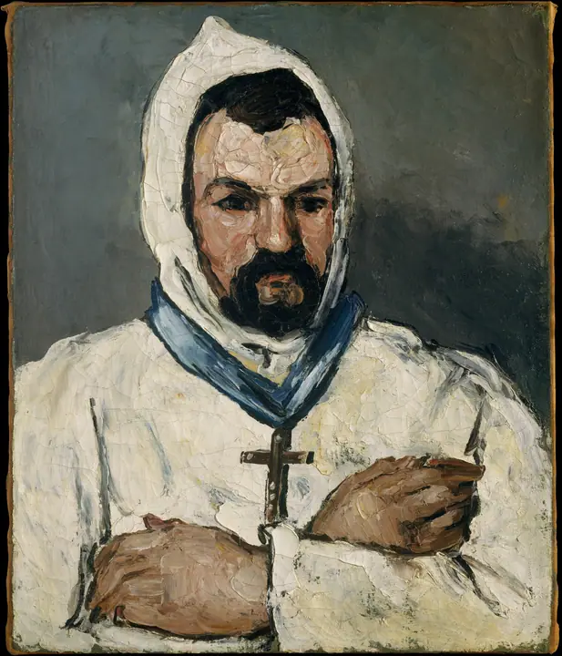 Antoine Dominique Sauveur Aubert (n. 1817), tío del artista, como monje, Paul Cézanne
