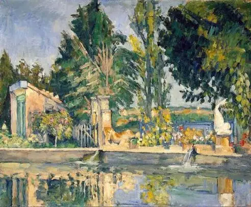 El estanque de Jas de Bouffan, Paul Cézanne