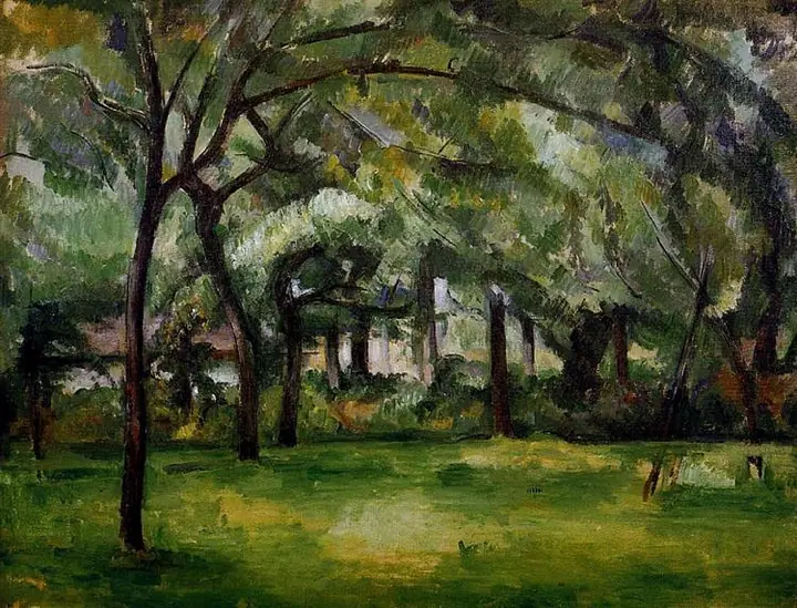 Granja en Normandía, Paul Cézanne