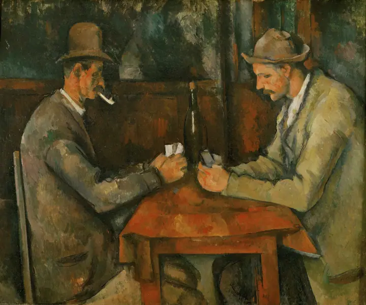 Los jugadores de cartas, Paul Cézanne