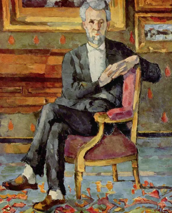 Retrato de Victor Chocquet, Paul Cézanne