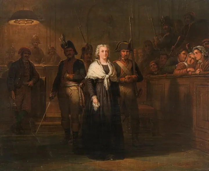 María Antonieta ante el Tribunal, Paul Delaroche
