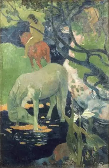 El caballo blanco, Paul Gauguin