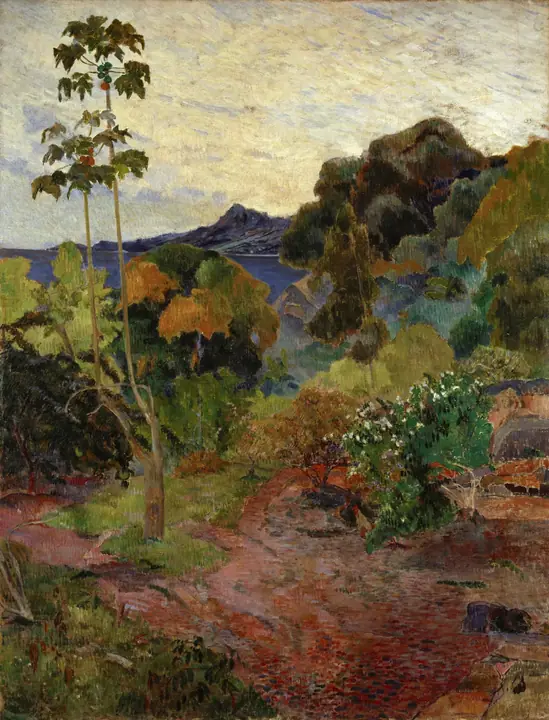 Paisaje de Martinica, Paul Gauguin
