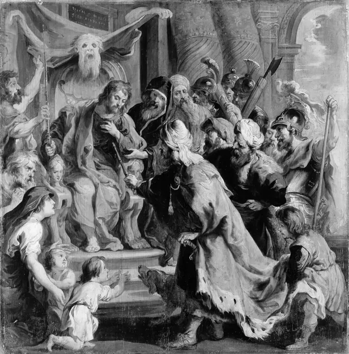 Cambises nombrando juez a Otanes, Peter Paul Rubens