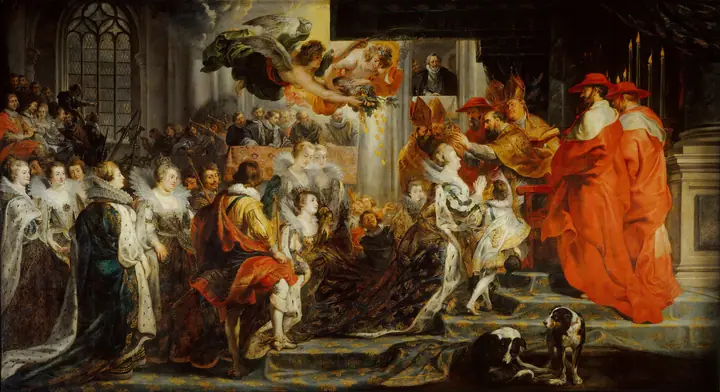 Coronación de María de Médici, Peter Paul Rubens