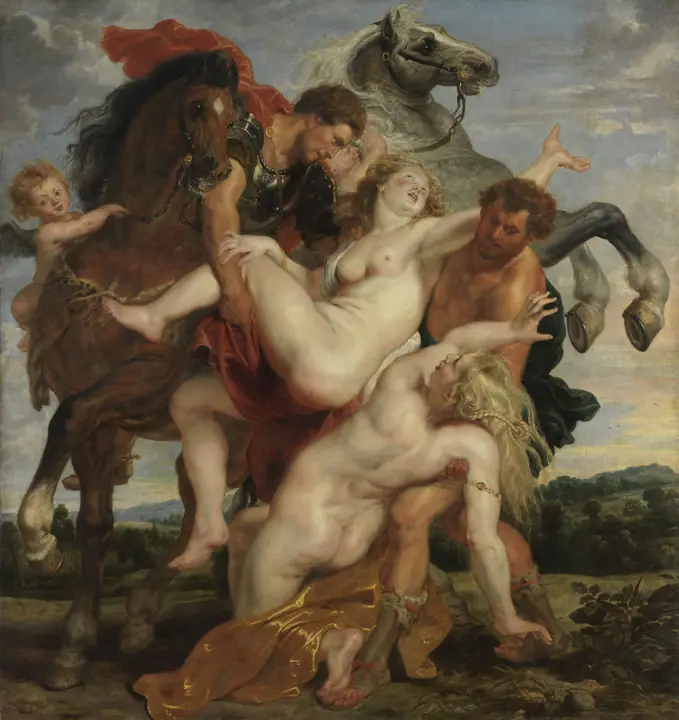 El rapto de las hijas de Leucipo, Peter Paul Rubens