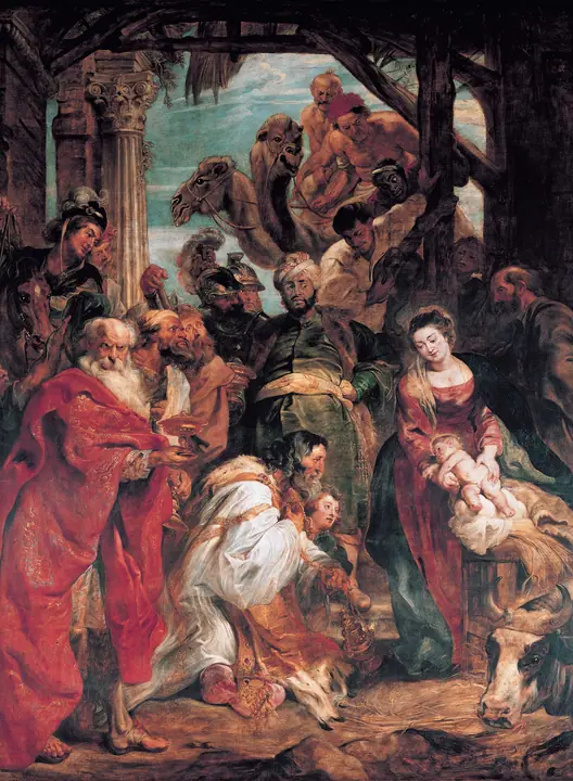 La adoración de los magos (Amberes), Peter Paul Rubens