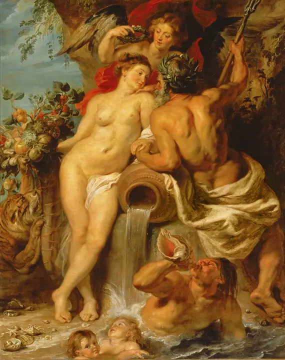 La alianza de la Tierra y el Agua, Peter Paul Rubens