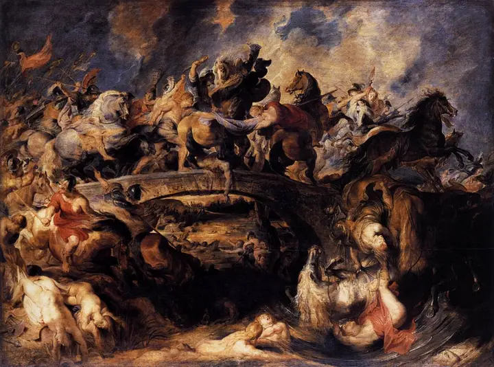 La batalla de las Amazonas, Peter Paul Rubens