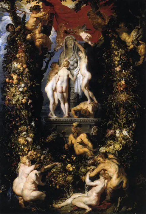 Las tres Gracias, Peter Paul Rubens