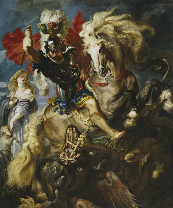San Jorge y el dragón, Peter Paul Rubens