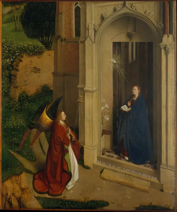 La Anunciación, Petrus Christus